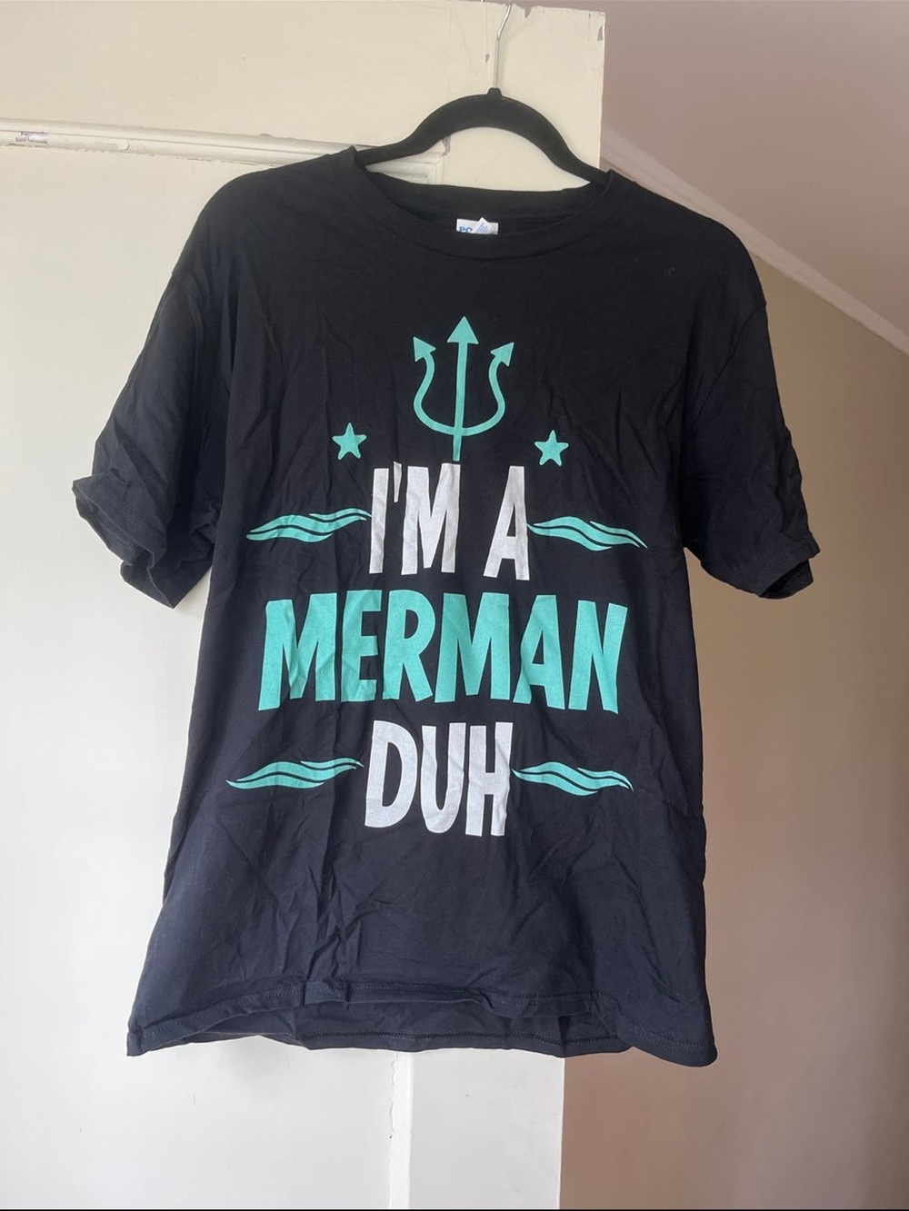 Merman Mermaid Men Costume T-Shirt Medium M